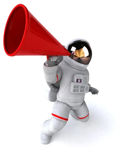 Rolig Astronaut Illustration — Stockfoto