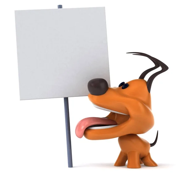 Fun Dog Illustration — Stock Photo, Image