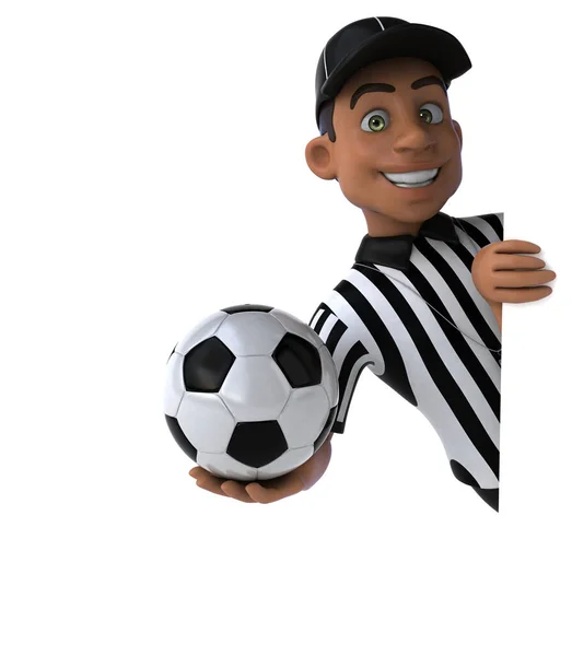Fun Illustration American Referee Ball — Stock Photo, Image