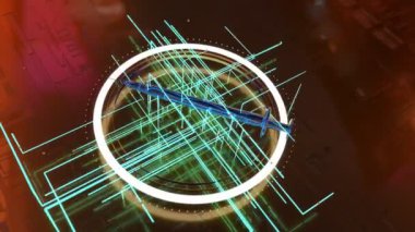 Aşıların soyut arkaplanda 3d animasyonu 