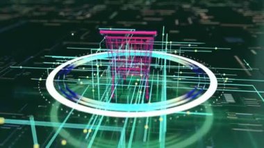 Soyut arkaplanda alışveriş arabası 