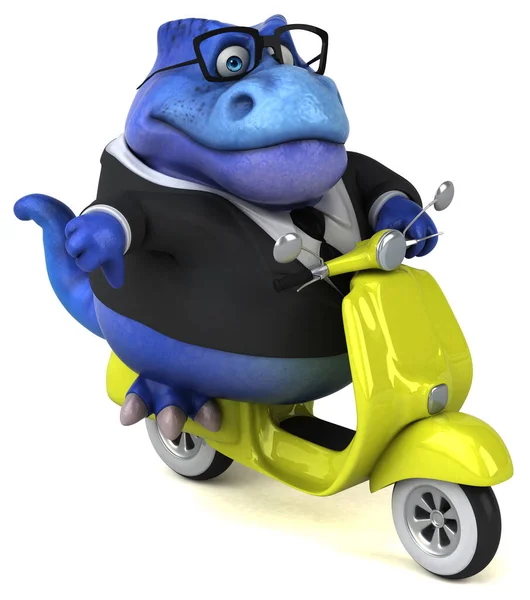 Leuke Trex Scooter Illustratie — Stockfoto