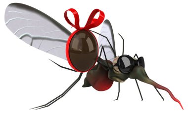 Yumurtalı sivrisinek - 3D Görüntü