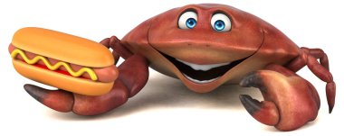 Sosisli yengeç - 3D Görüntü