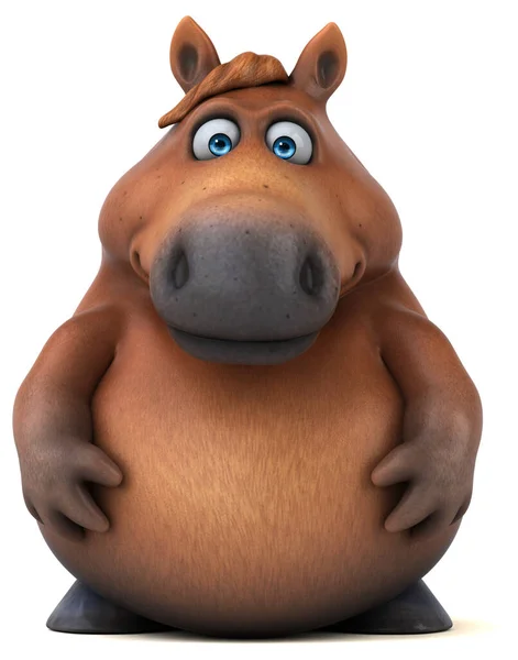 Fun Horse Charakter Illustration — Stockfoto