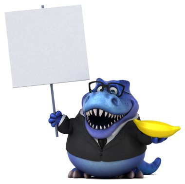 Muz - 3d çizim ile eğlenceli Trex