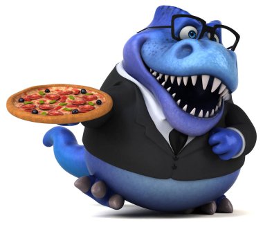 Pizza - 3d çizim ile eğlenceli Trex
