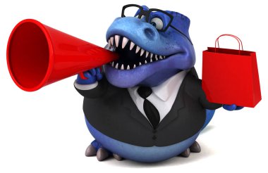 Çantalı eğlence Trex - 3D Görüntü