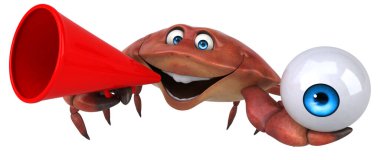 Göz - 3d çizim ile eğlenceli Yengeç