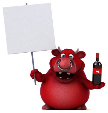 Şaraplı Red Bull - 3D Görüntü