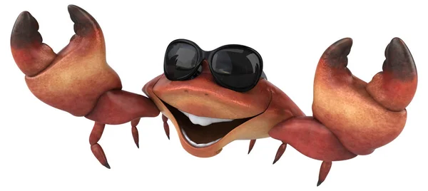 Lustige Krabbenfigur Illustration — Stockfoto