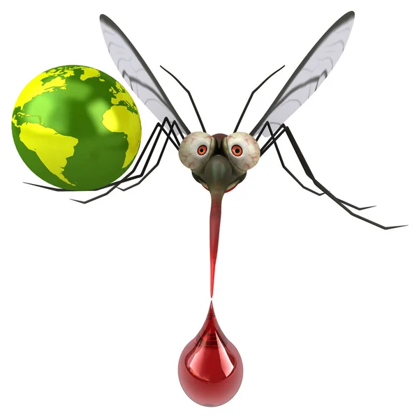 Küresel Sivrisinek Görüntü — Stok fotoğraf
