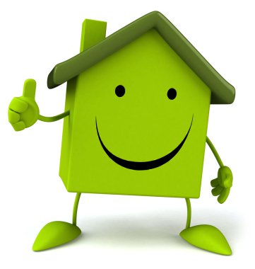 başparmak ile yeşil ev