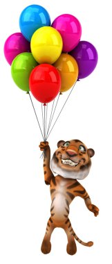 Kaplan balonlar ile eğlenceli bir