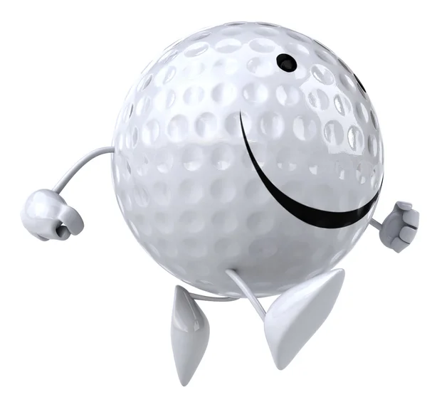 ゴルフ ・ ボールを楽しい — ストック写真