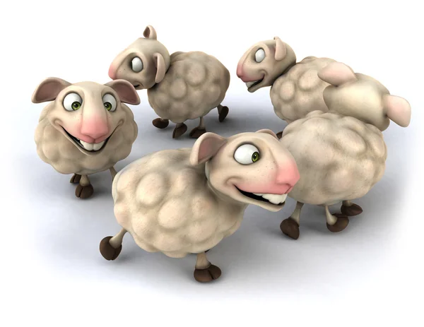 Fun sheep — Stock Photo, Image