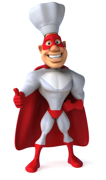 Fun superhero thumb up — Stock Photo, Image