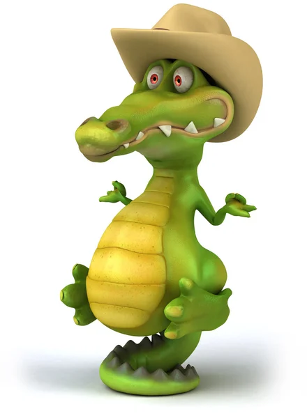 Fun crocodile — Stock Photo, Image