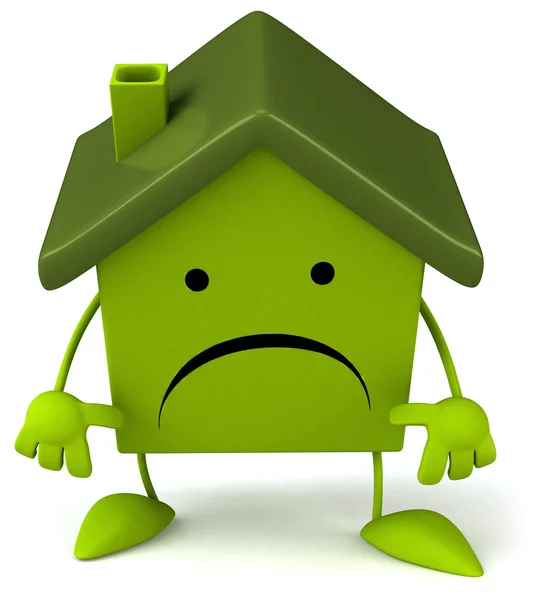 Sad house — Stock Photo, Image