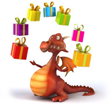 ejderha hediyeler ile eğlenceli bir