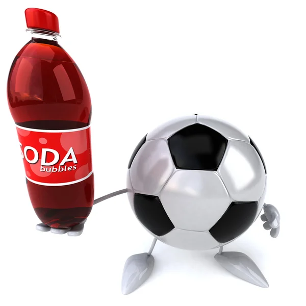 Ball with soda — Stock Photo, Image