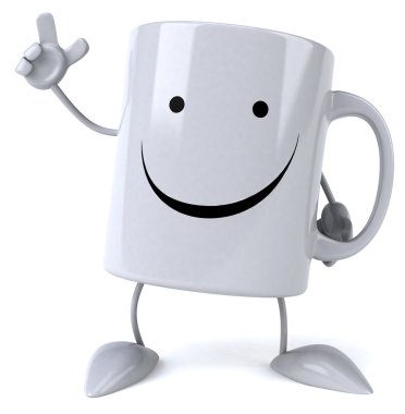 Kupa gülümseme ile