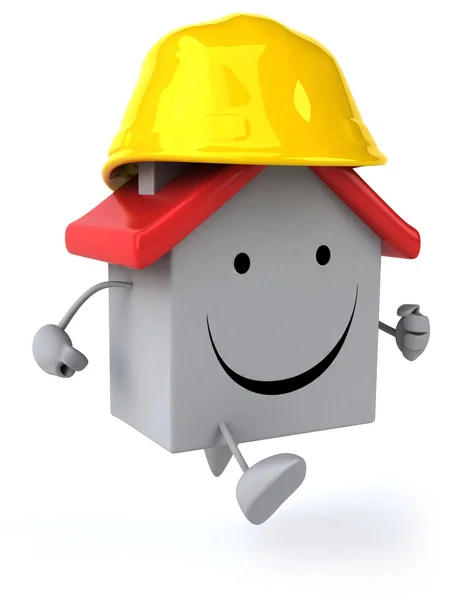 House with helmet — Stock Photo, Image