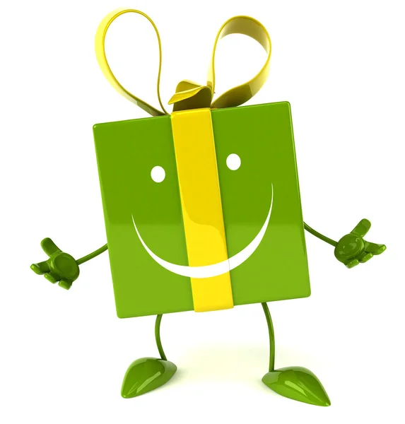 Green gift — Stock Photo, Image