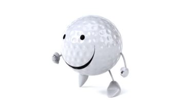 golf topu çalışan