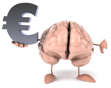 euro simgesi ile beyin유로 기호와 뇌