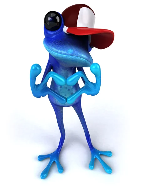 Синя жаба — стокове фото