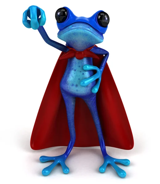 Superhéros grenouille — Photo