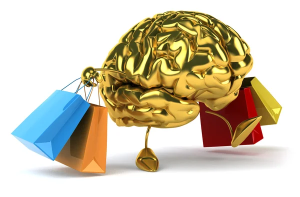 Cerebro en compras — Foto de Stock