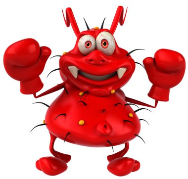 Red germ boxer