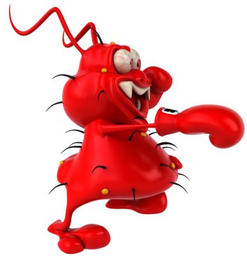 Red germ boxer