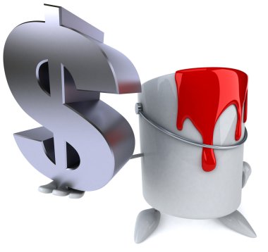 dolar işareti olabilir boya