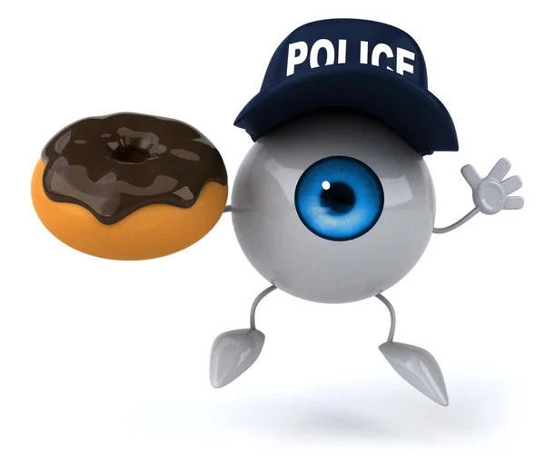 Eye with donut — Stock Photo, Image