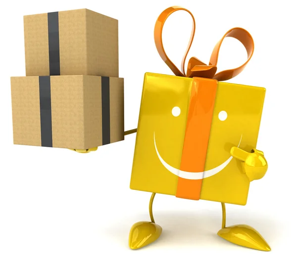 Gift with boxes — Stock Photo, Image