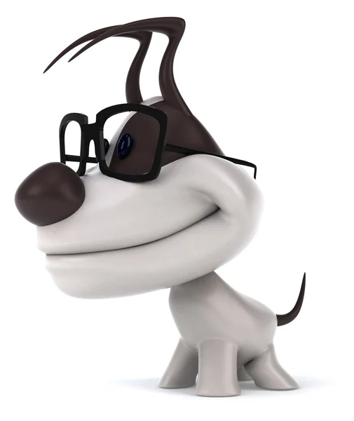 Dog with glasses — Stock Photo, Image