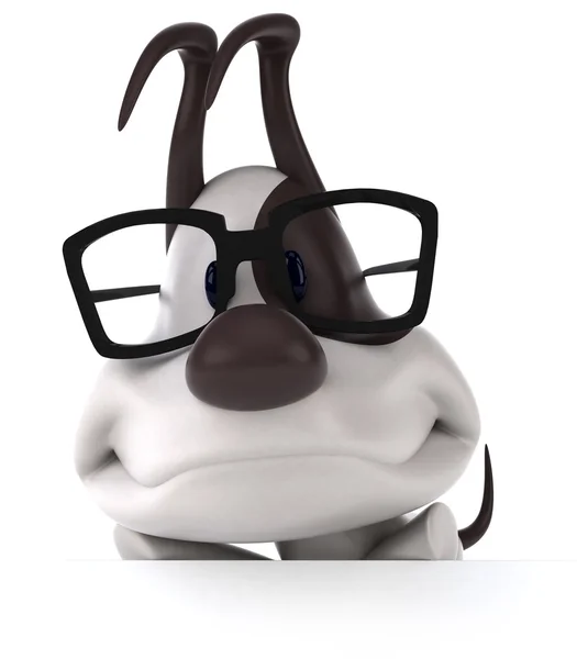 Hund med glasögon — Stockfoto