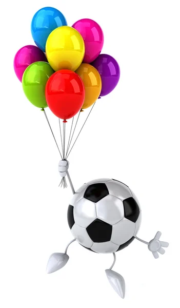 Мяч с воздушными шарами — стоковое фото