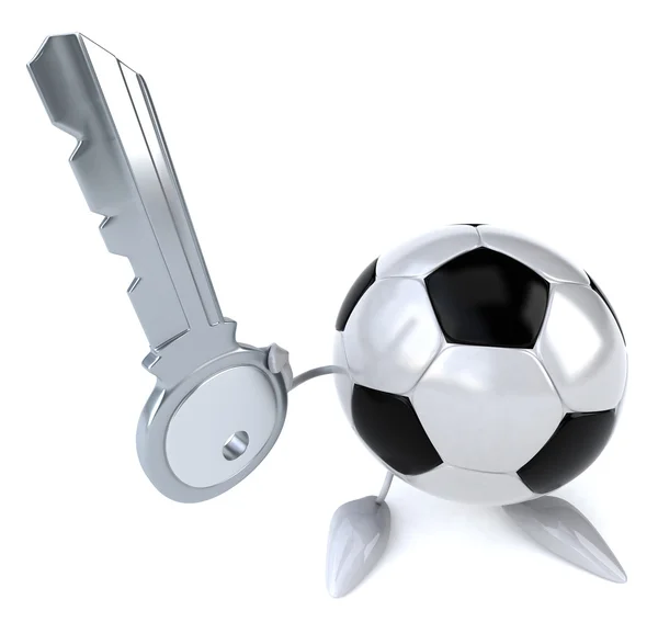 Ball with key — Stock Photo, Image