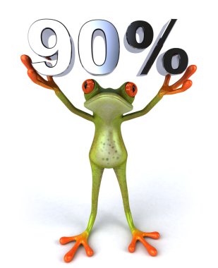 Kurbağa 90 yüzdeleri ile
