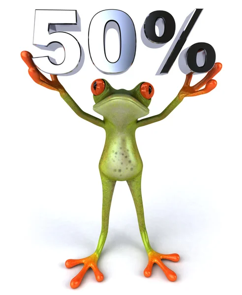 Rã com 50% — Fotografia de Stock