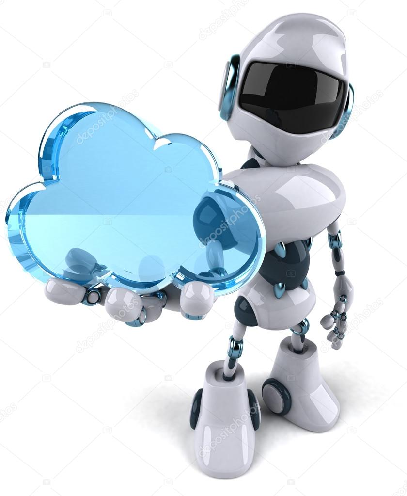 Robot with cloud