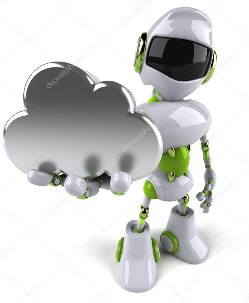 Robot with cloud