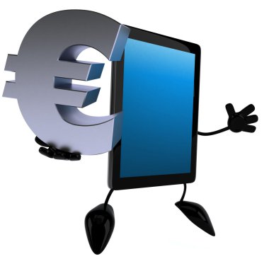 Euro simgesi ile tablet