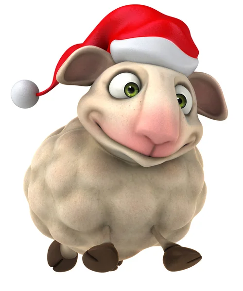 Christmas sheep — Stock Photo, Image