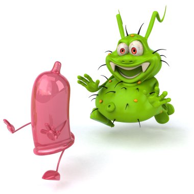 Mikrop prezervatif ile