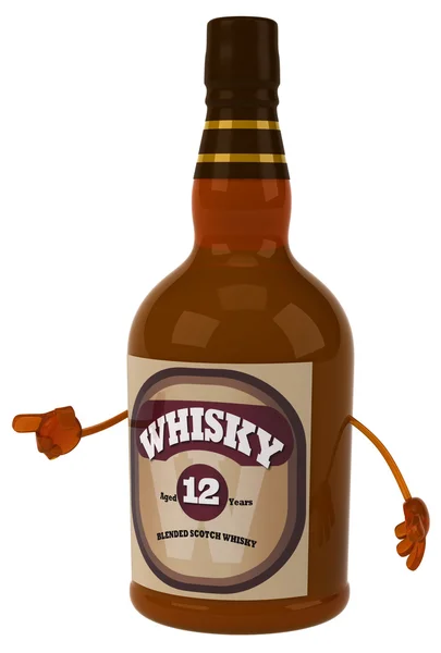 Butelka whisky — Zdjęcie stockowe